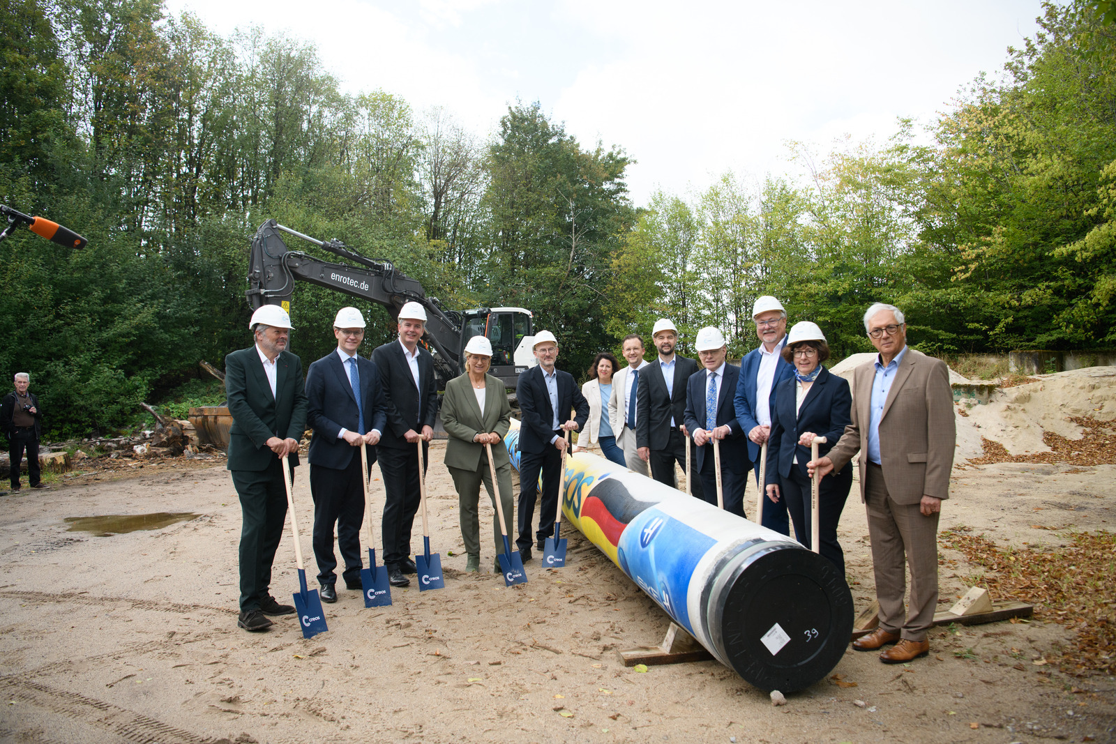 17 km de canalisation... le premier hydrog&eacute;noduc de la Sarre entre enfin en chantier