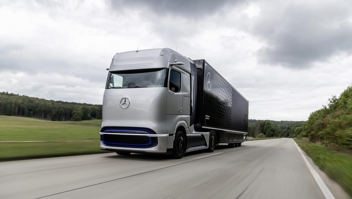 Mercedes GenH2 : Daimler présente un camion à hydrogène avec 1000 km d'autonomie