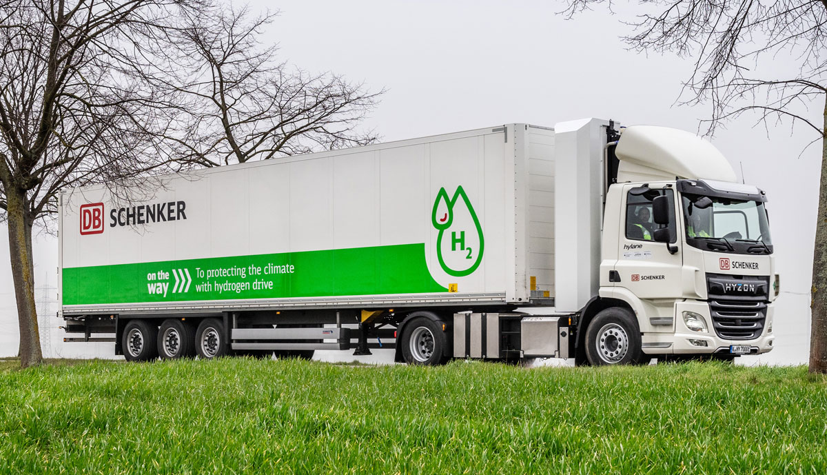 DB Schenker met en service son premier camion à hydrogène