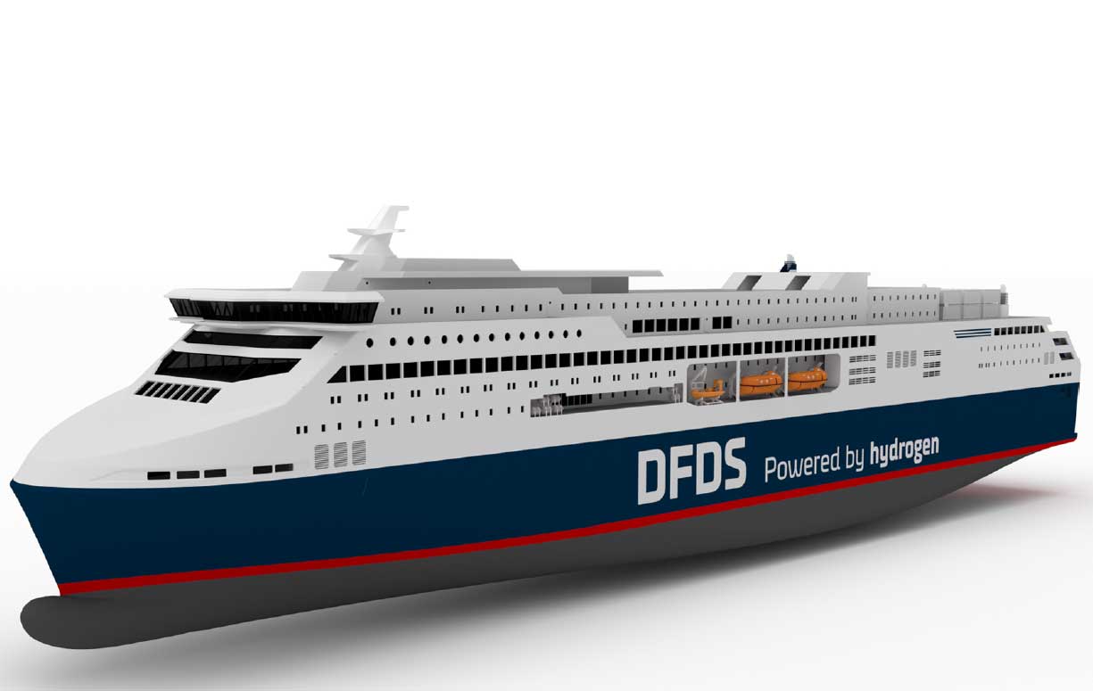Un ferry à hydrogène de 23 mégawatts pour DFDS