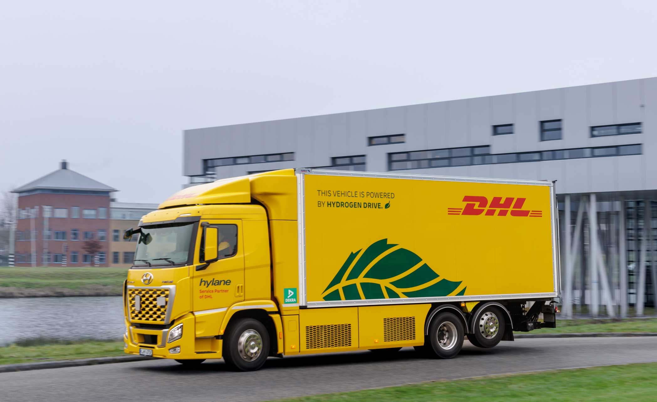 Aux Pays-Bas, DHL Freight explore le potentiel du camion hydrog&egrave;ne en conditions r&eacute;elles