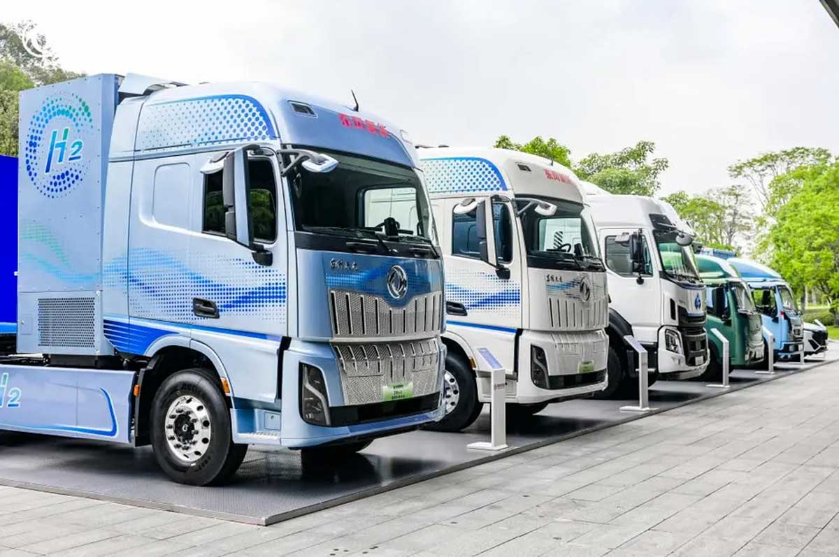 1 700 km en 15 minutes... Dongfeng d&eacute;voile le camion &agrave; hydrog&egrave;ne qui d&eacute;fie l'&eacute;lectrique