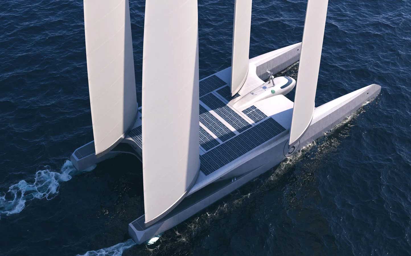 Ce catamaran pourra produire son propre hydrogène en mer