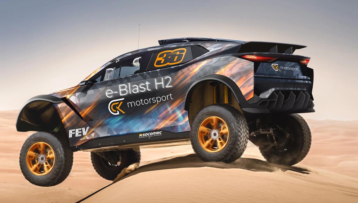 e-Blast H2 : un buggy à hydrogène pour le Dakar