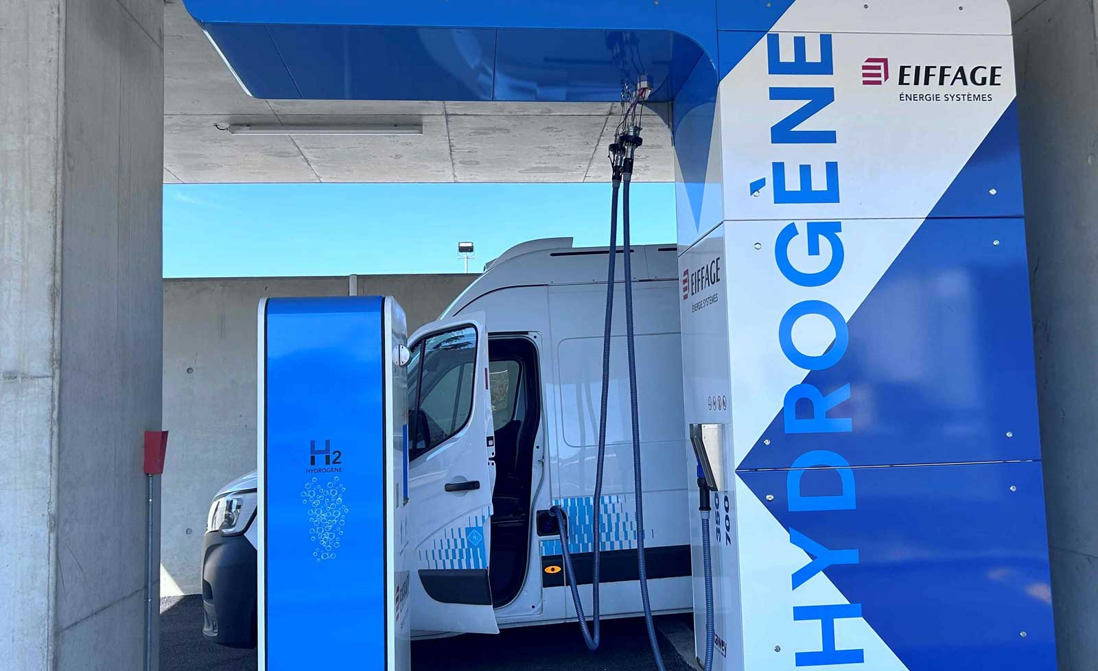 Dans le sud, Eiffage construit une station hydrog&egrave;ne d'un nouveau genre