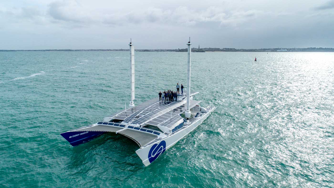 Energy Observer : le navire à hydrogène reprend la mer