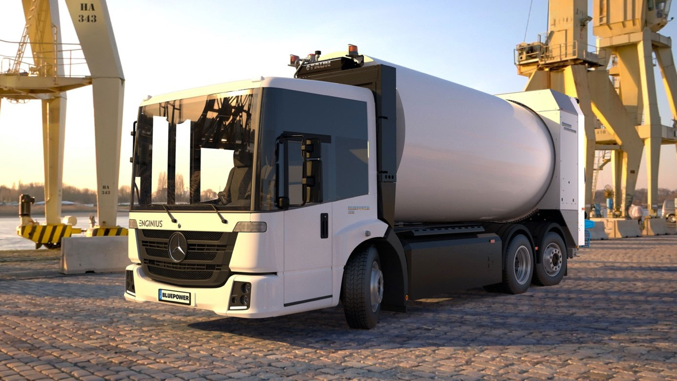 Les camions Enginius seront équipés de piles à combustible Hyundai