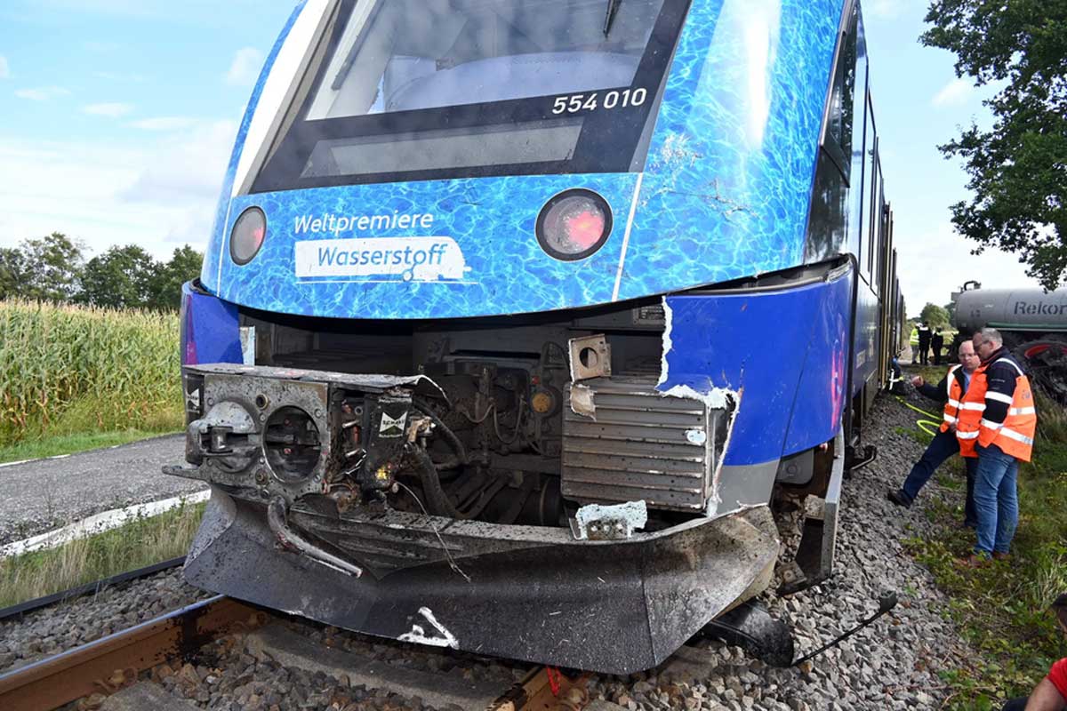 En Allemagne, l'accident d'un train à hydrogène fait un blessé grave