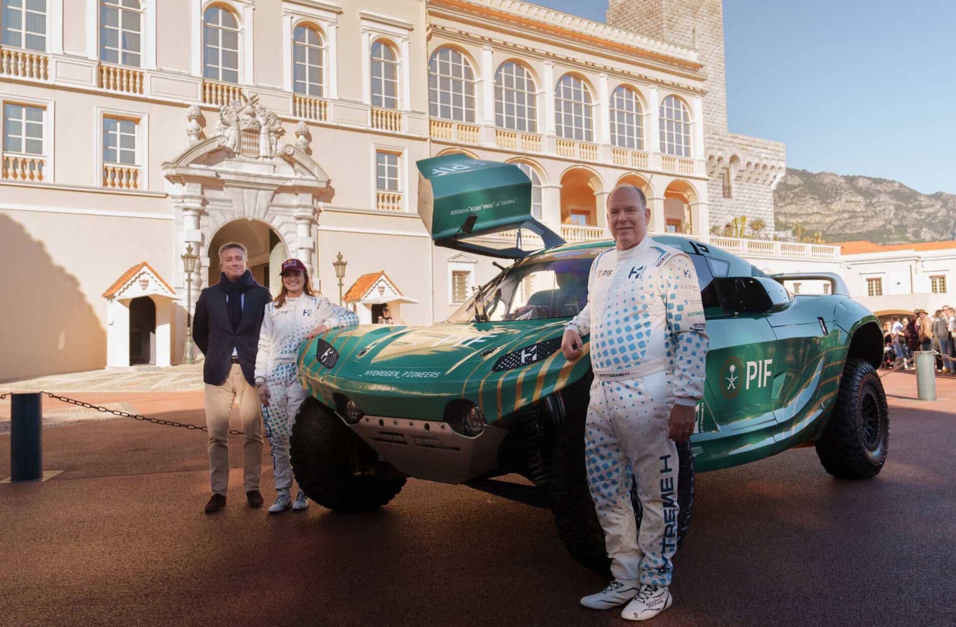 Extreme H : le Prince de Monaco au volant du buggy à hydrogène