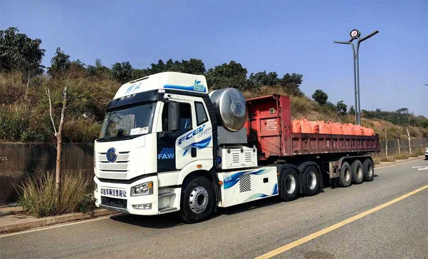 En Chine, le camion &agrave; hydrog&egrave;ne liquide est d&eacute;j&agrave; r&eacute;alit&eacute;