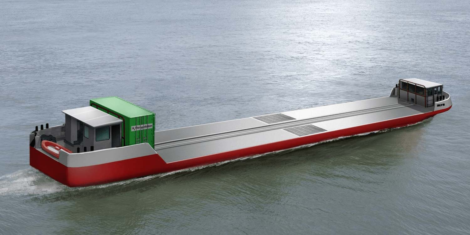 Une barge à hydrogène sur la Seine avant fin 2021