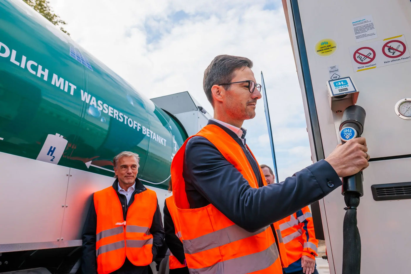 En Allemagne, les bennes de Fribourg ont leur propre station hydrogène