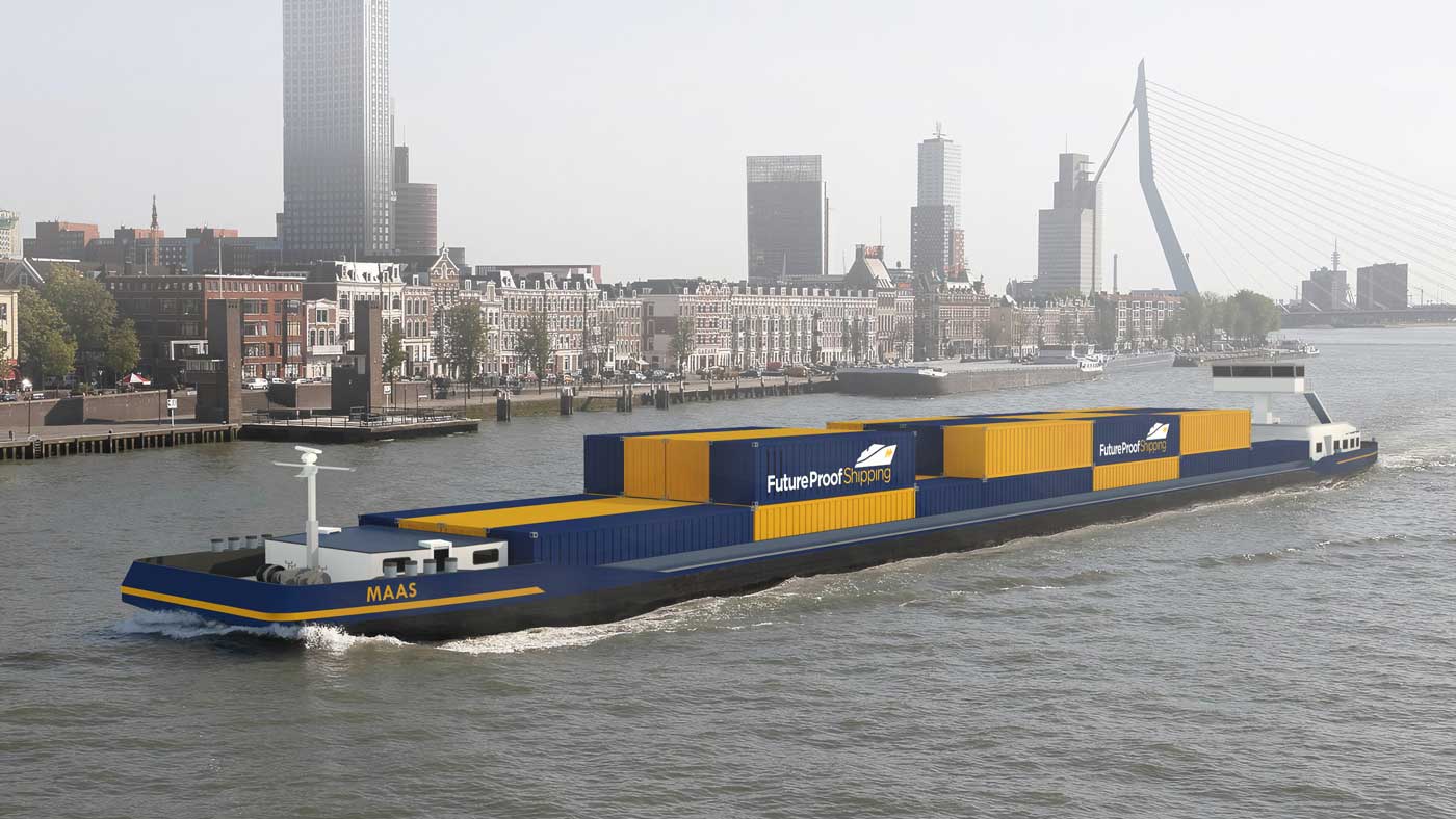 Barge à hydrogène : Air Liquide s'associe à Future Proof Shipping