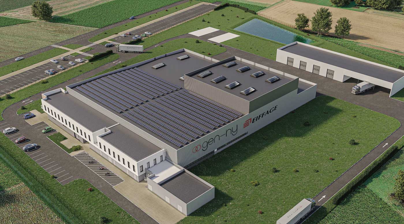 Gen-Hy Cube : la future usine d'électrolyseurs de Montbéliard prend forme