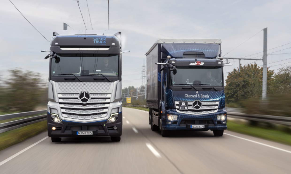 GenH2 Truck : le camion à hydrogène de Mercedes va être testé sur route ouverte