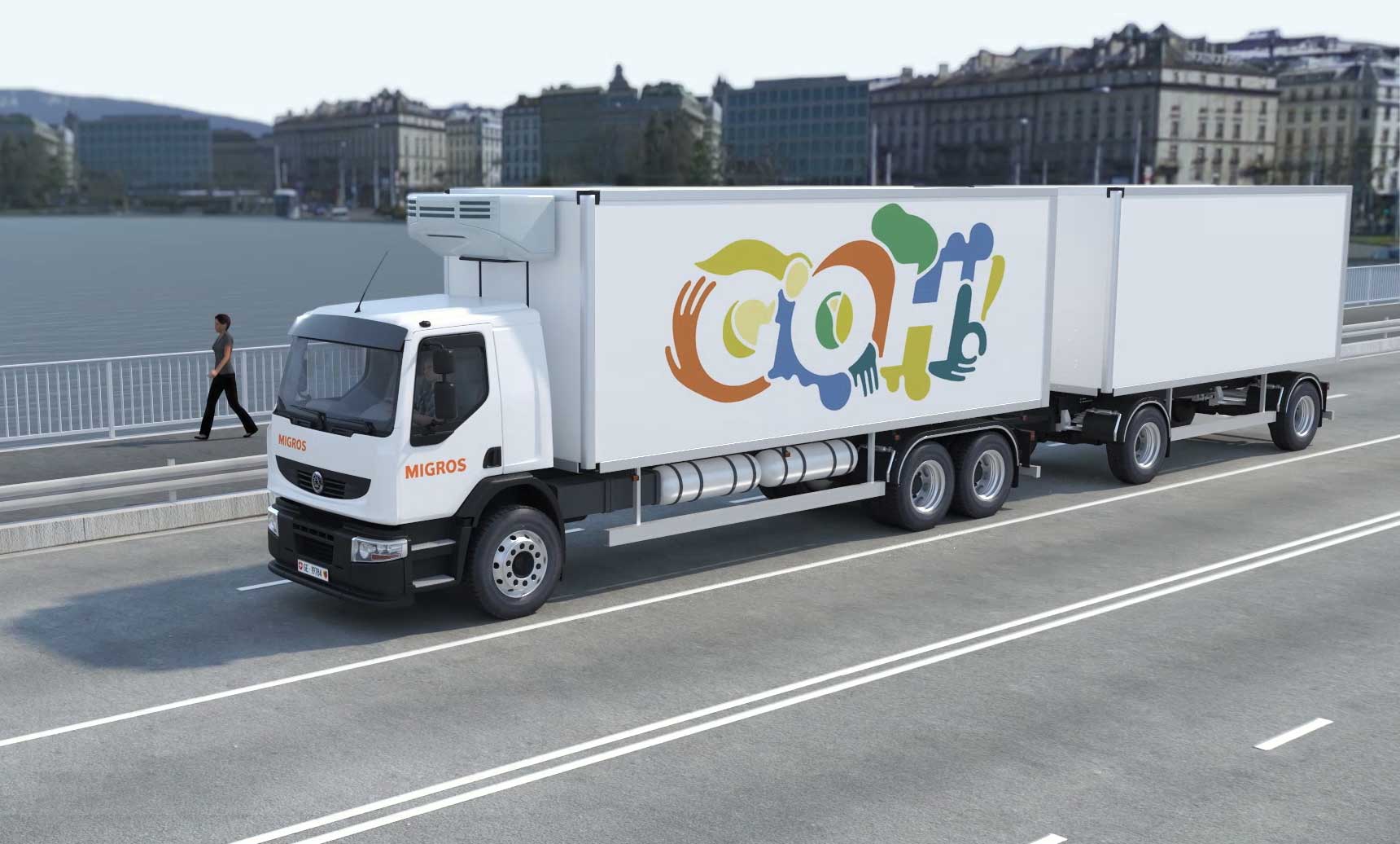 GOH : le camion à hydrogène bientôt expérimenté à Genève