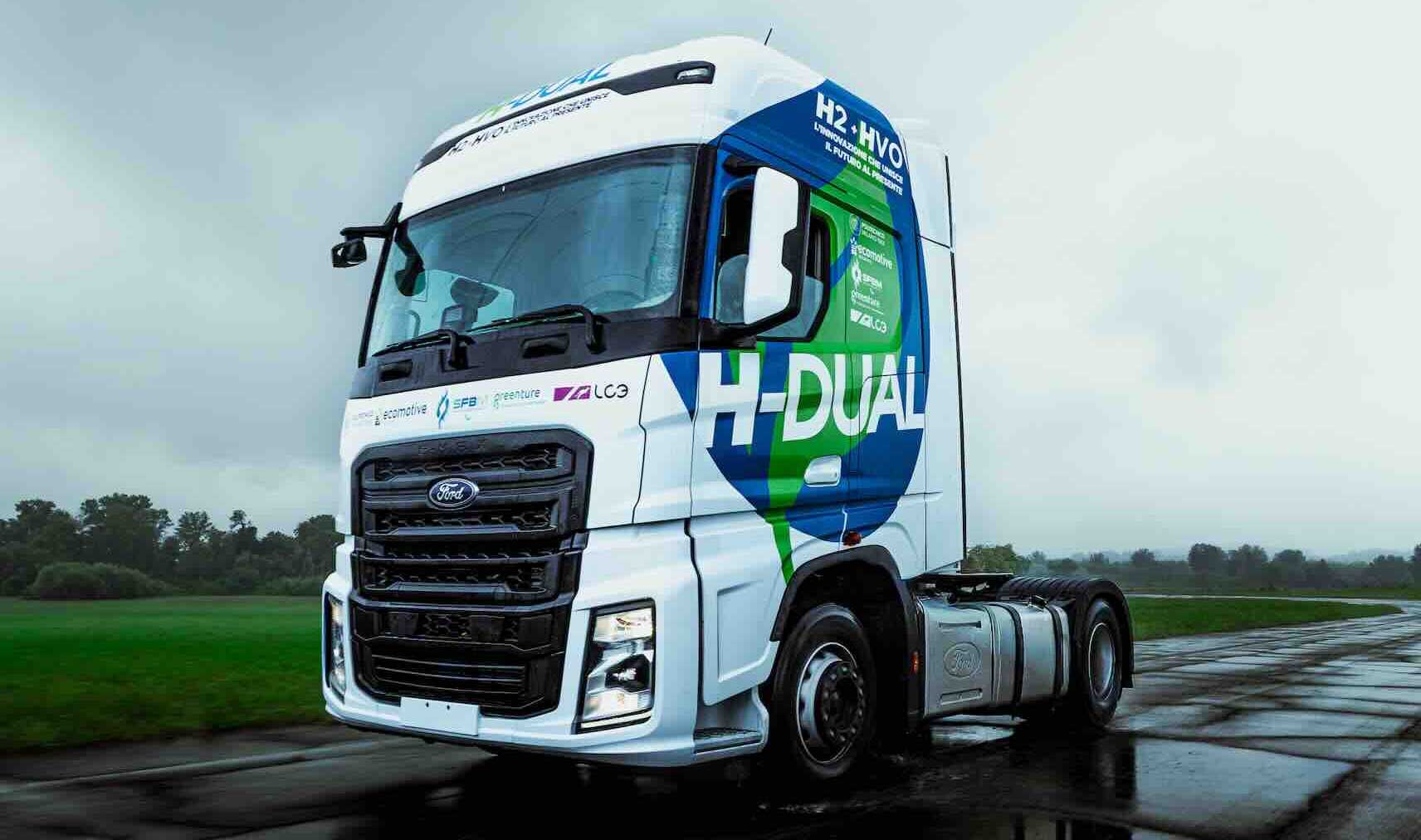 Hydrog&egrave;ne + HVO : ce projet italien promet 30 % de CO2 en moins pour les poids lourds