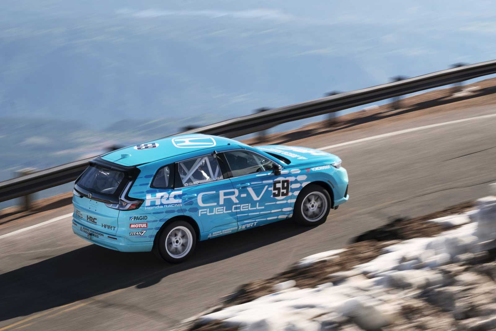 Pikes Peak passe à la voiture hydrogène avec Honda