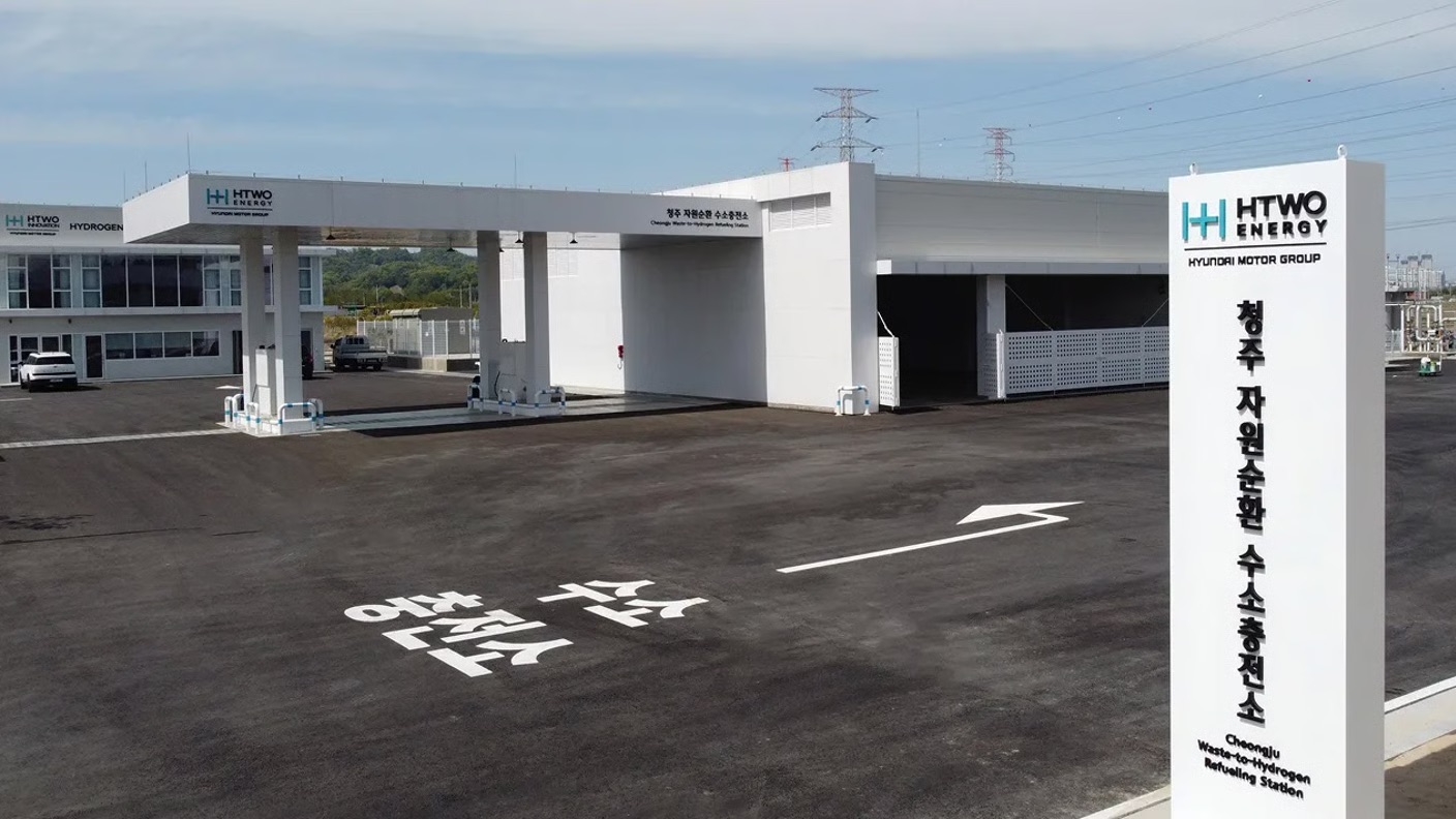En Cor&eacute;e, Hyundai alimente cette station hydrog&egrave;ne gr&acirc;ce aux boues d'&eacute;puration