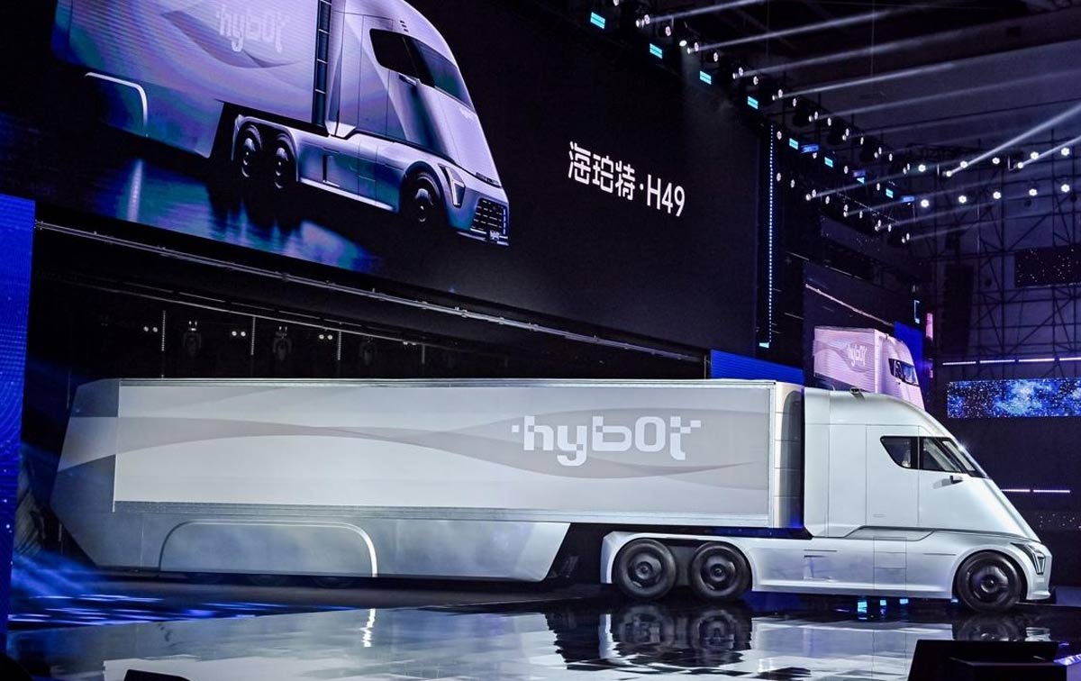 Hybot : ce camion hydrogène chinois veut faire de l'ombre au Tesla Semi