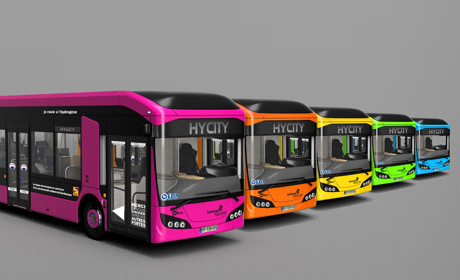 Bus à hydrogène : le Safra HyCity remporte Dunkerque