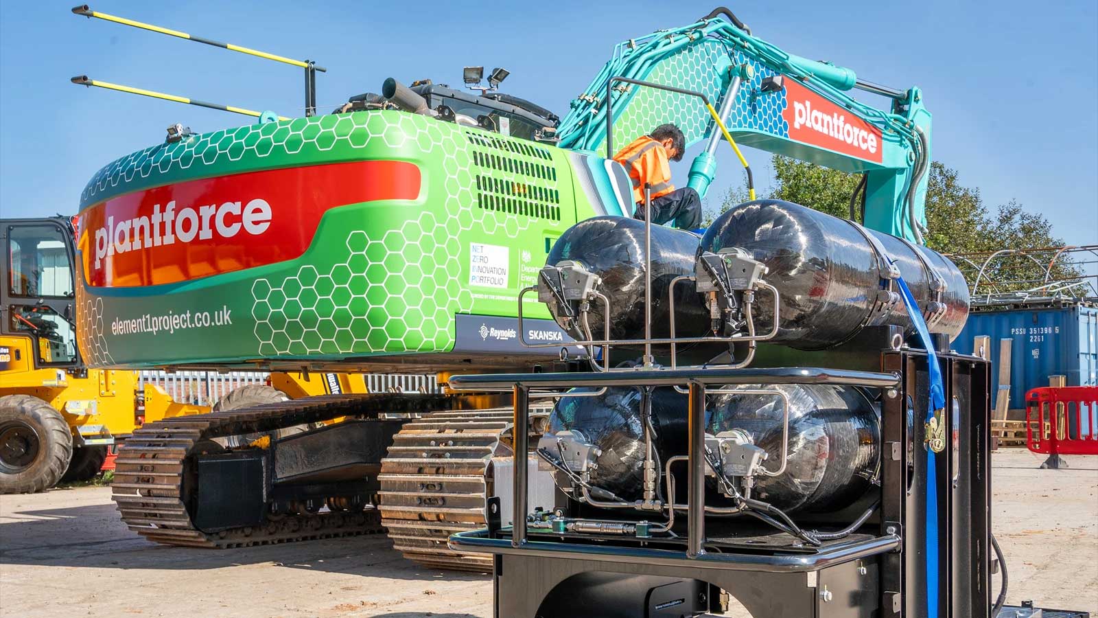 HyConstruct : des moteurs diesel-hydrogène pour décarboner les engins de chantier