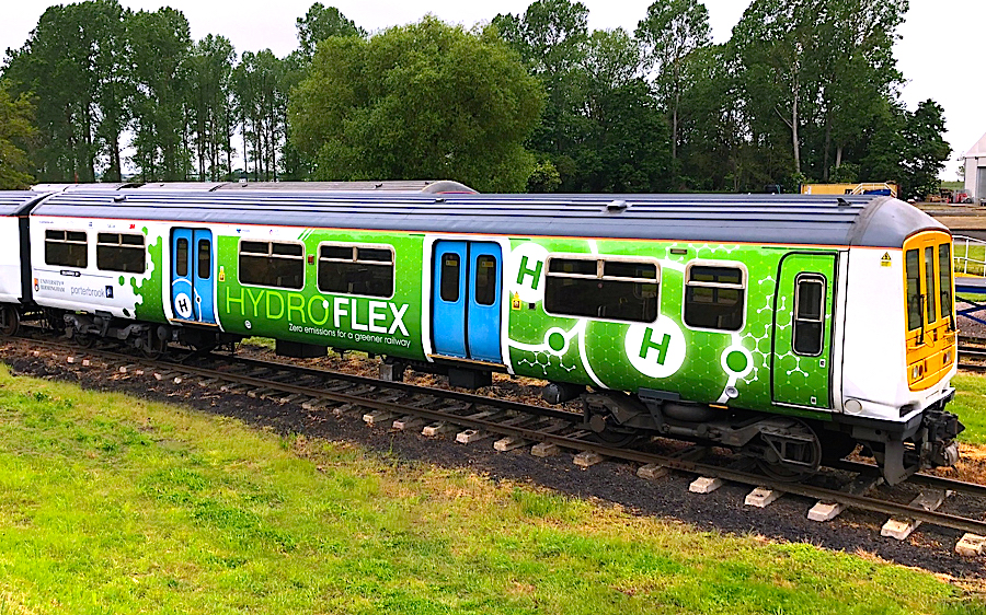 HydroFLEX, le premier train à hydrogène du Royaume-Uni
