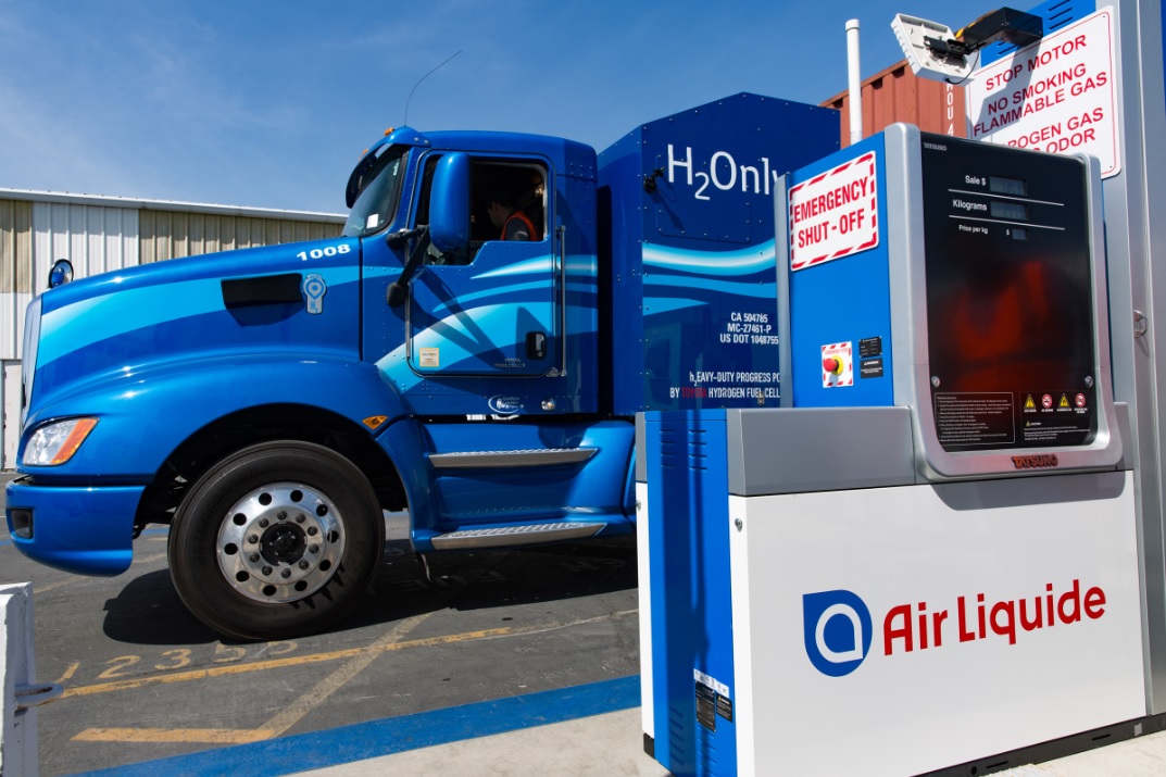 Station hydrogène pour poids lourds : Air Liquide accélère aux Etats-Unis
