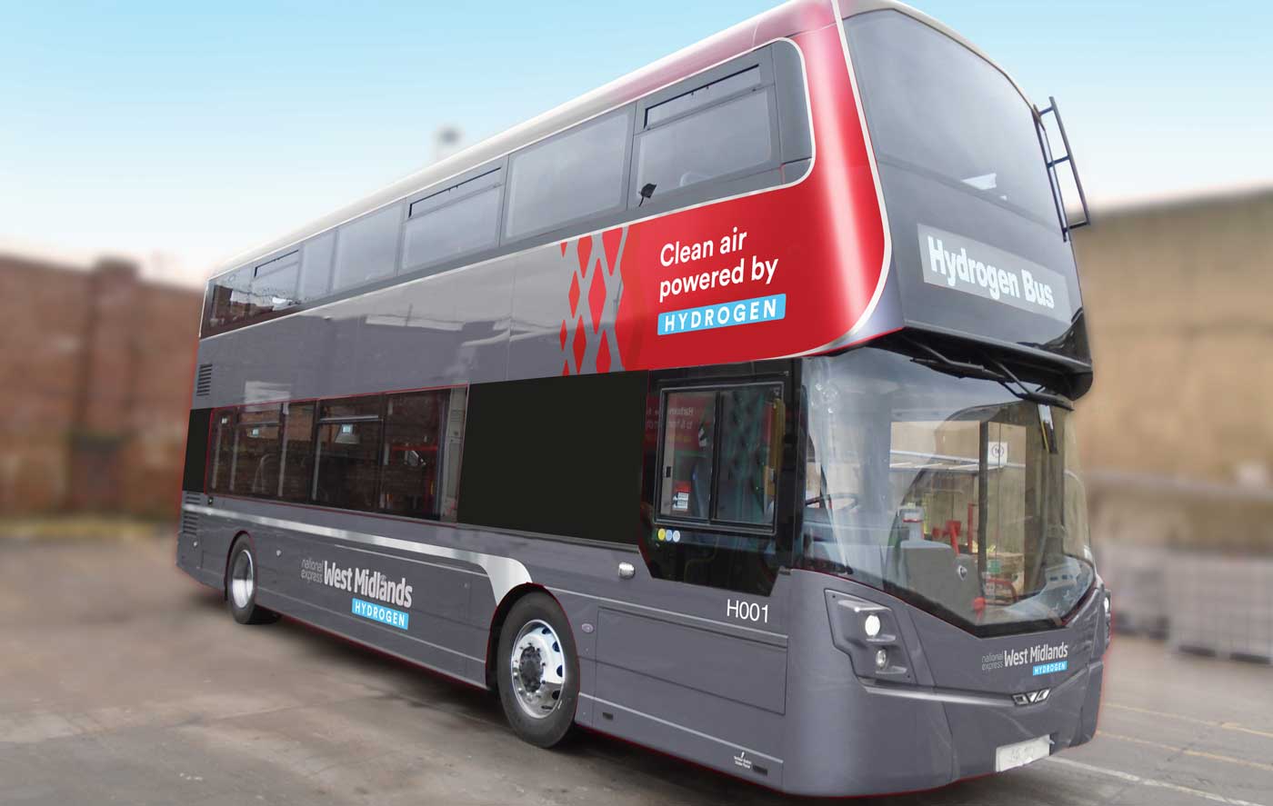 Au Royaume-Uni, Birmingham passe commande de 20 bus à hydrogène