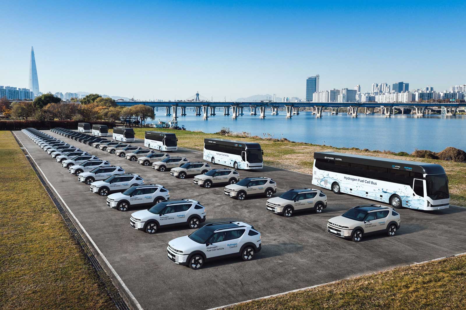 Hyundai mettra &agrave; disposition une flotte de v&eacute;hicules hydrog&egrave;ne au sommet du Hydrogen Council &agrave; S&eacute;oul