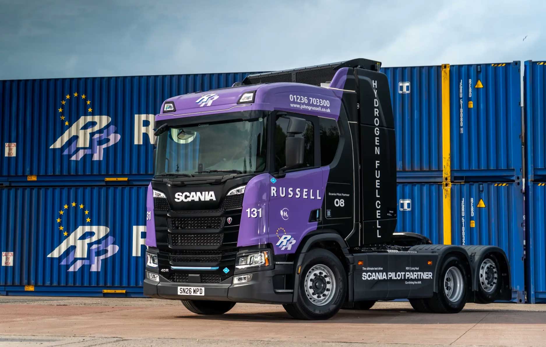 Scania lance ses premiers camions &agrave; hydrog&egrave;ne sur les routes britanniques