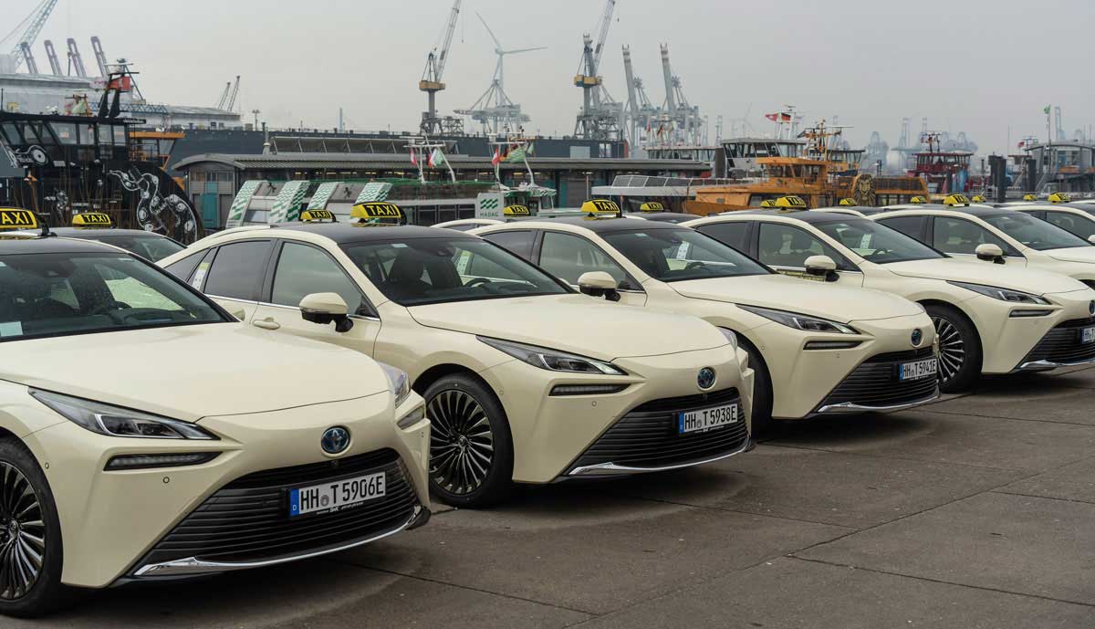 Les premiers taxis à hydrogène arrivent à Hambourg