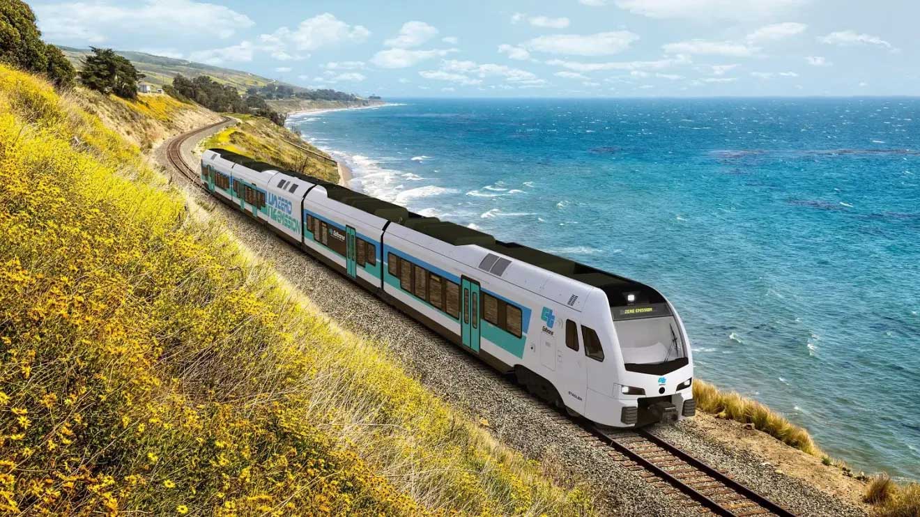 Six nouveaux trains à hydrogène pour la Californie