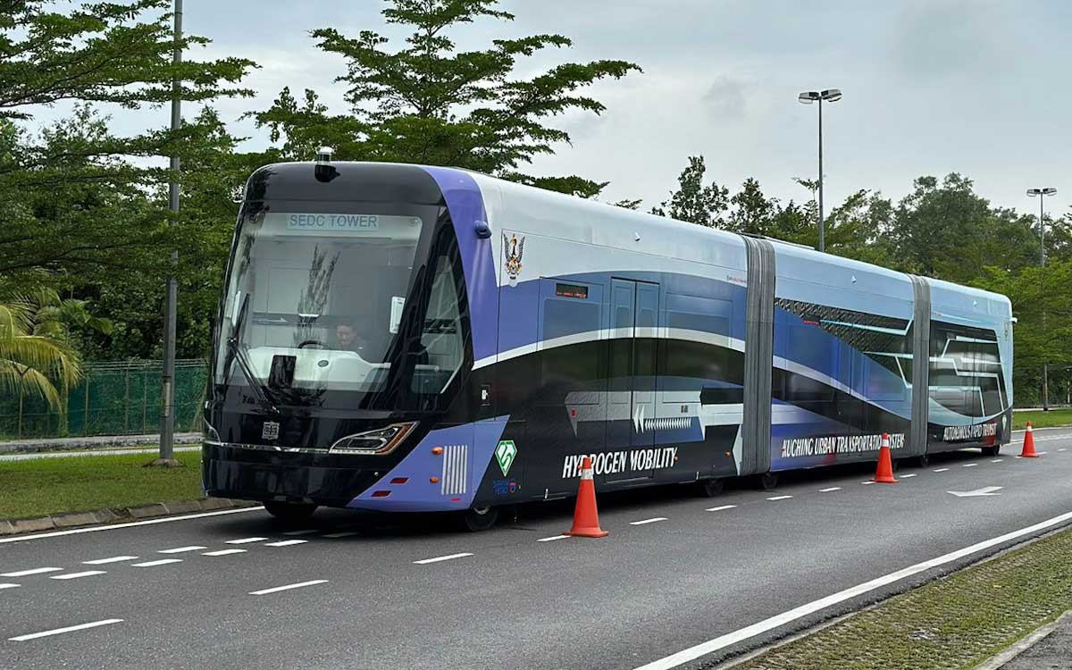 La Malaisie teste son premier tramway à hydrogène