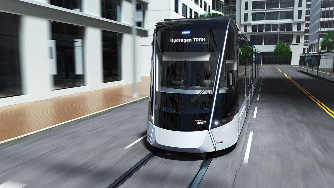 Le premier tramway à hydrogène au monde sera en service en 2028