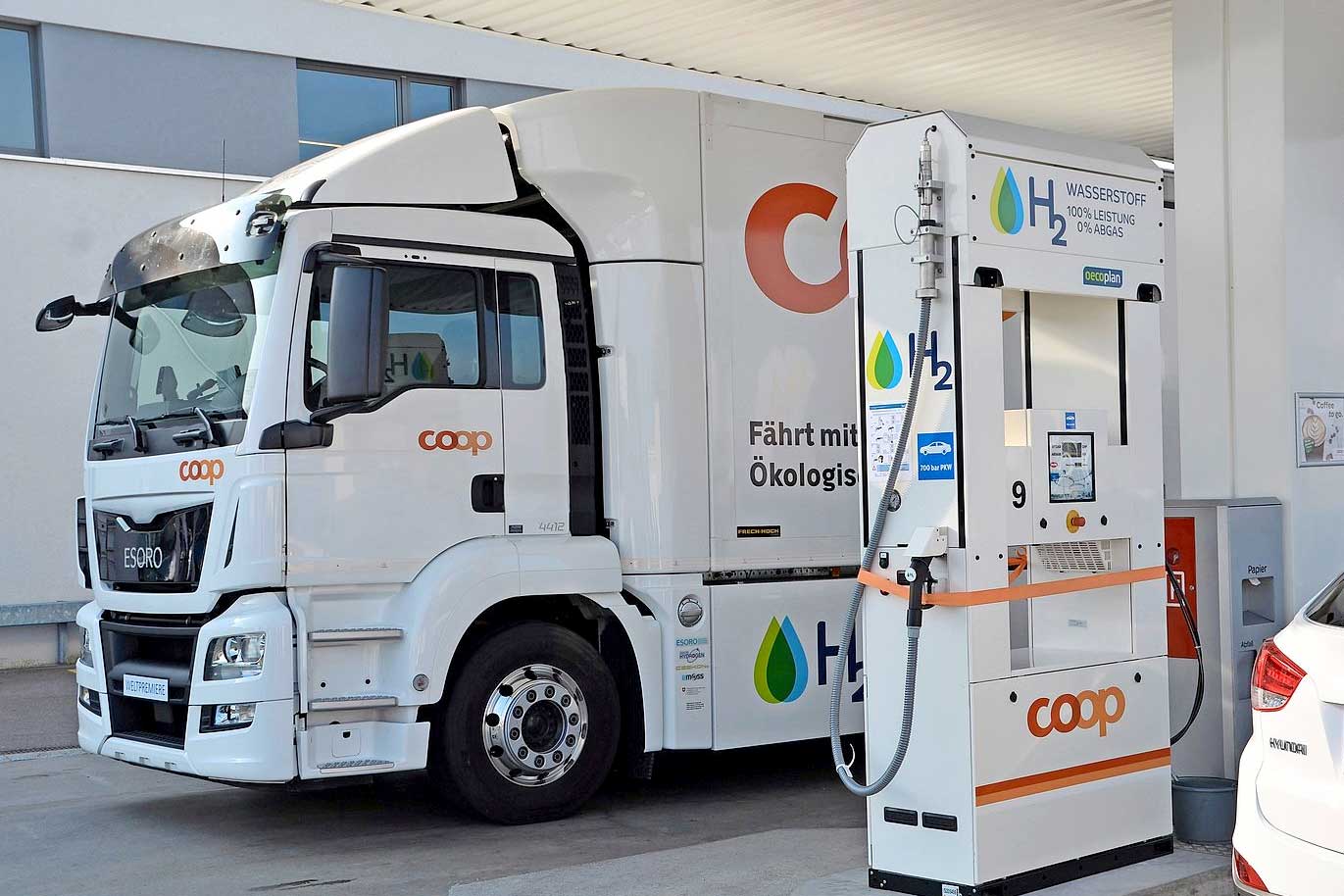 Réglementation CO2 des poids lourds : 500 à 1500 stations hydrogène nécessaires d'ici à 2030