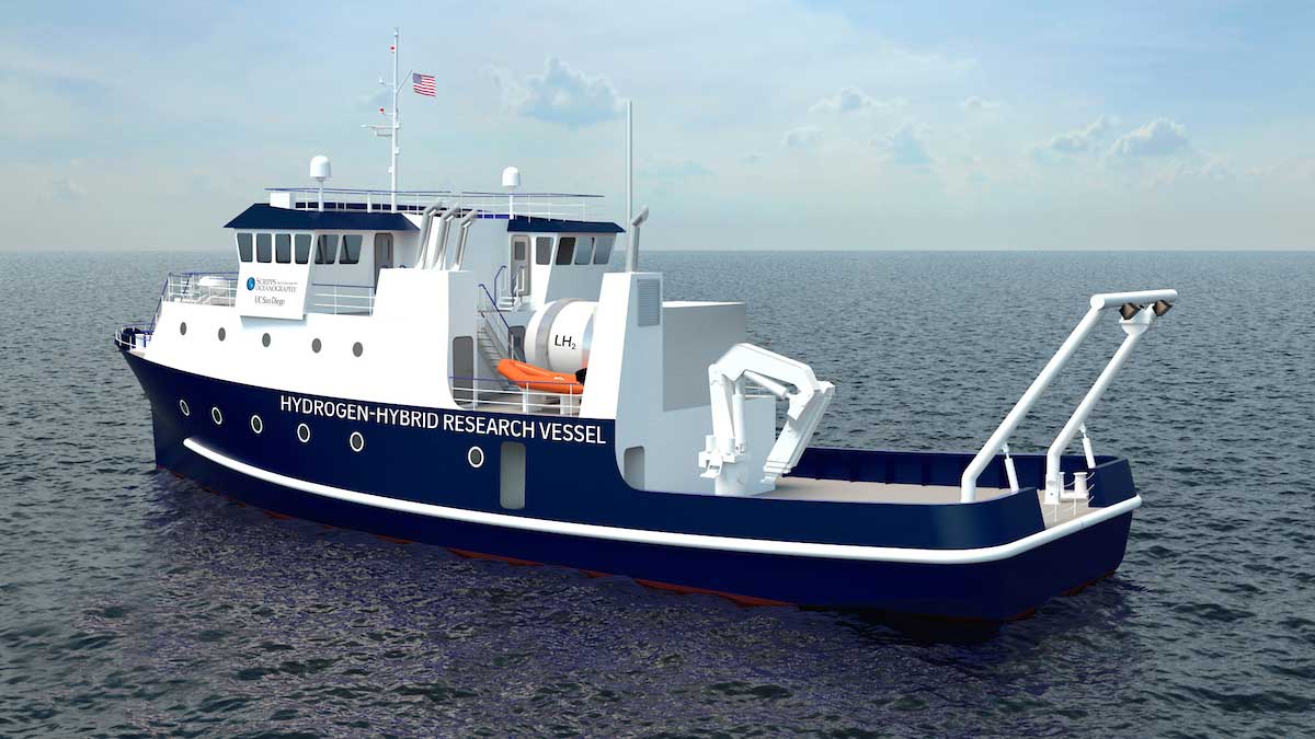 L'UC San Diego sélectionne Glosten pour concevoir un navire hybride à hydrogène