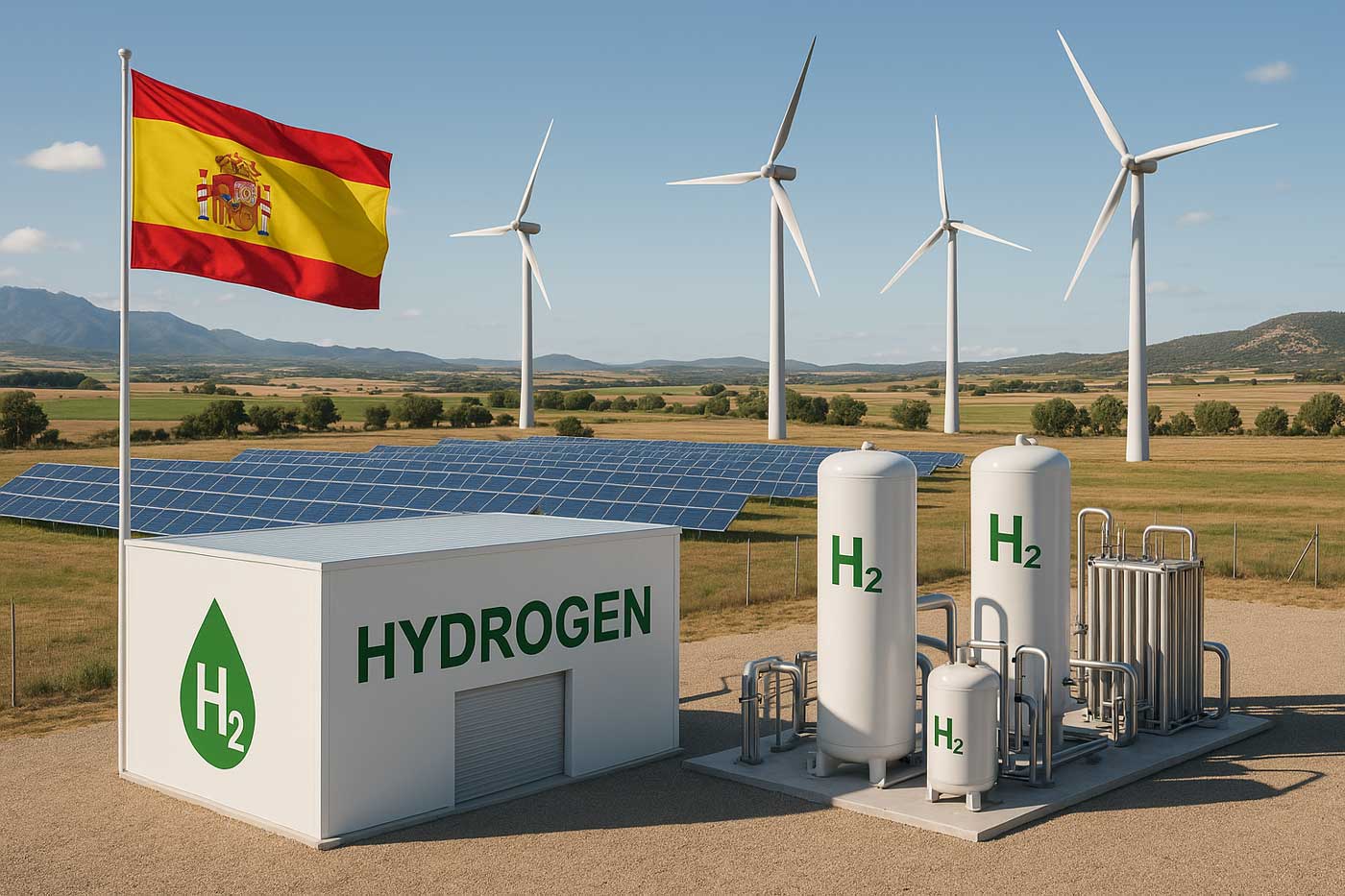 Espagne : Bruxelles approuve un plan de 400 millions d'euros pour booster l'hydrogène vert