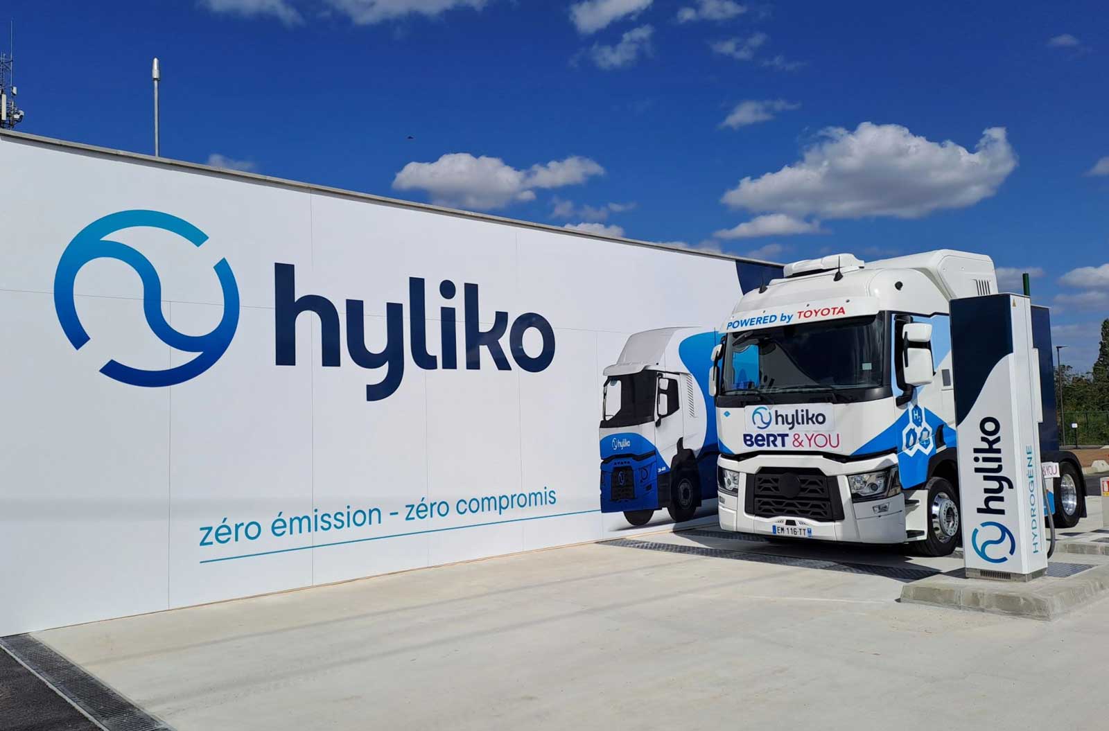 A Paris, la première station hydrogène pour poids lourds ouvre ses portes