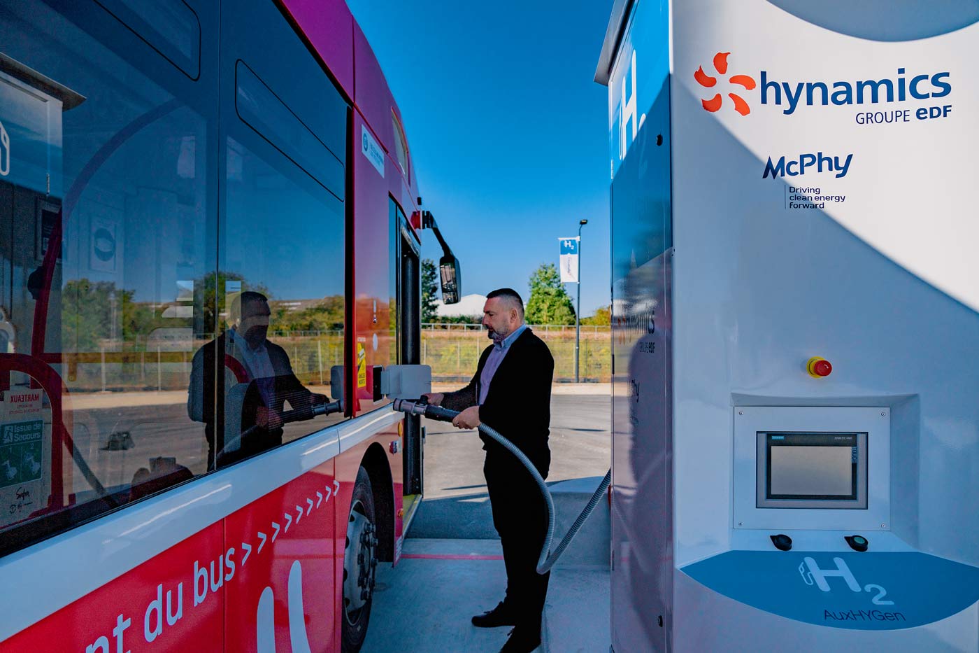 Auxerre inaugure sa station hydrogène