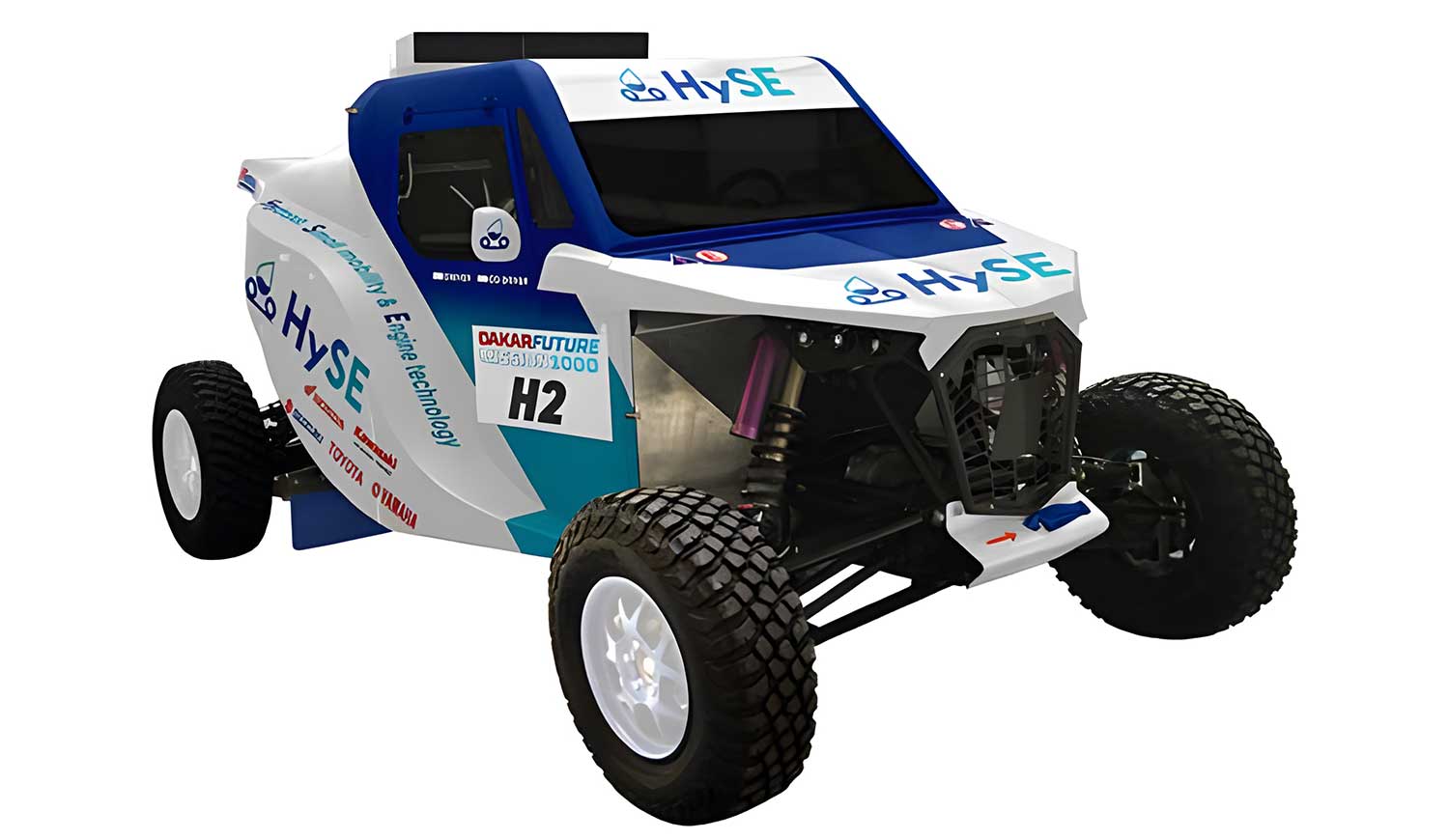 HySE-X1 : un buggy à moteur hydrogène pour le Dakar 2024