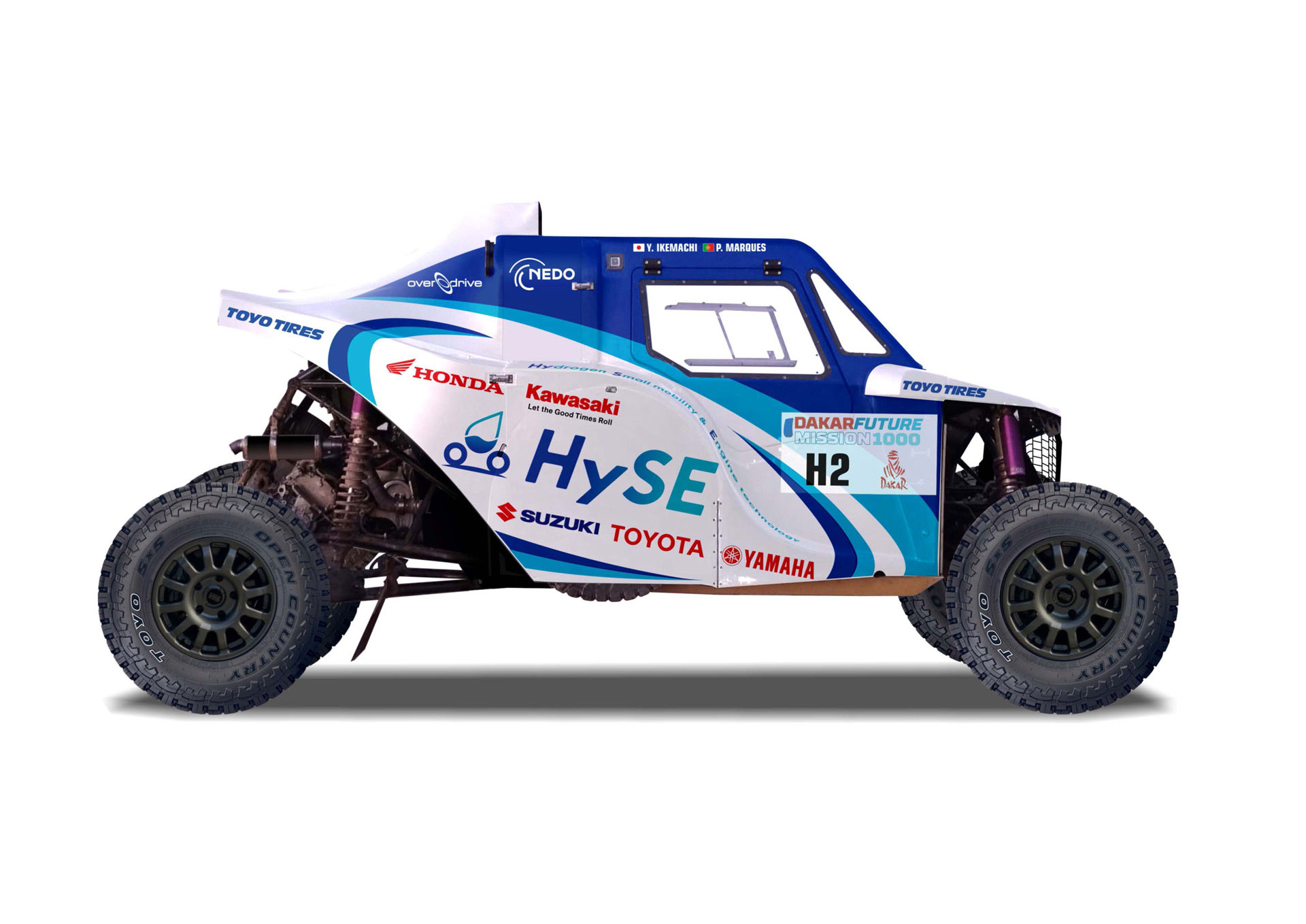 HySE-X2 : le moteur à hydrogène s'invite au Rallye Dakar 2025