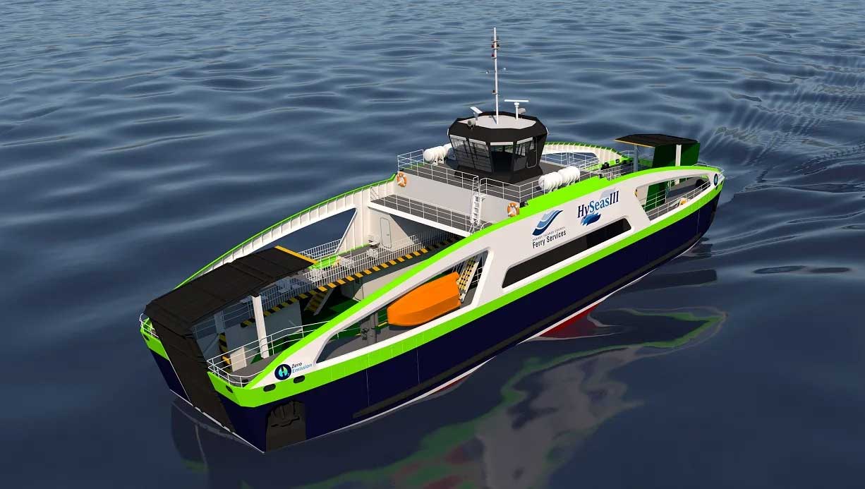 HYSEAS III : premiers rendus pour le futur ferry à hydrogène