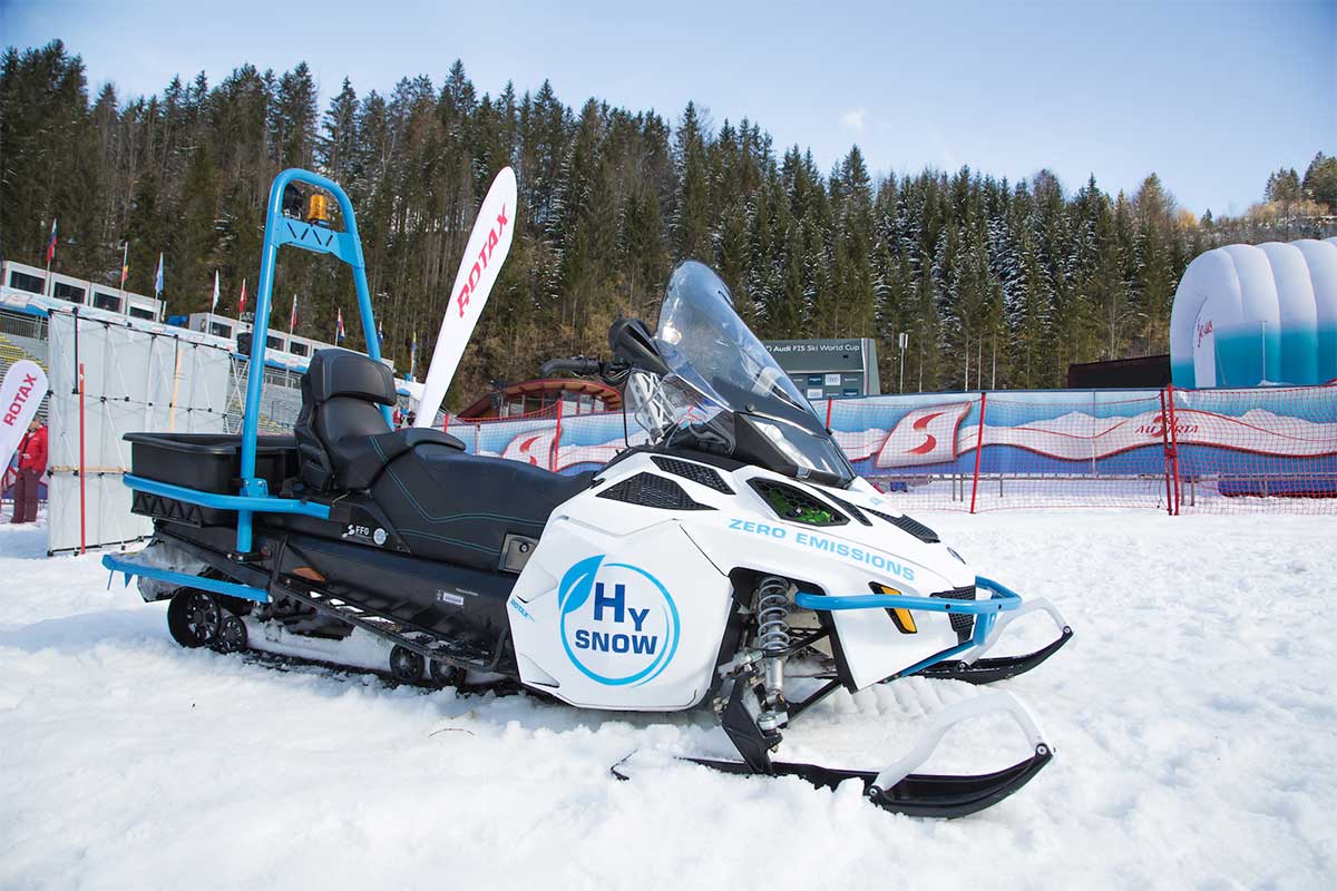 Lynx HySnow, la première motoneige à hydrogène