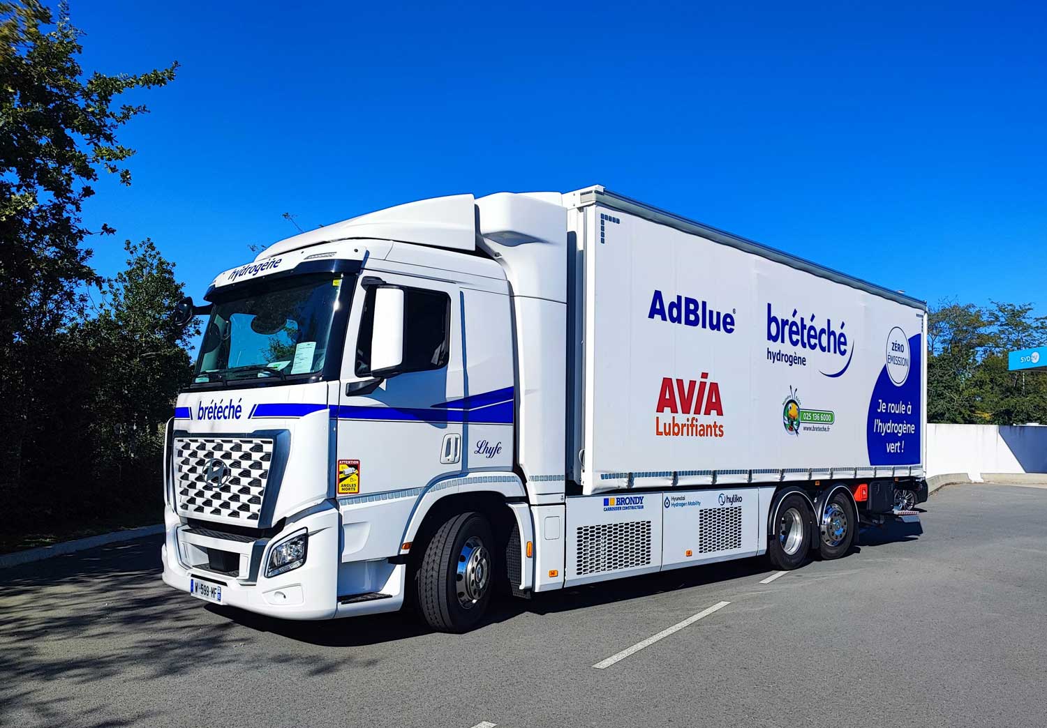 En Vendée, Brétéché mise sur l'hydrogène avec un camion Hyundai Xcient
