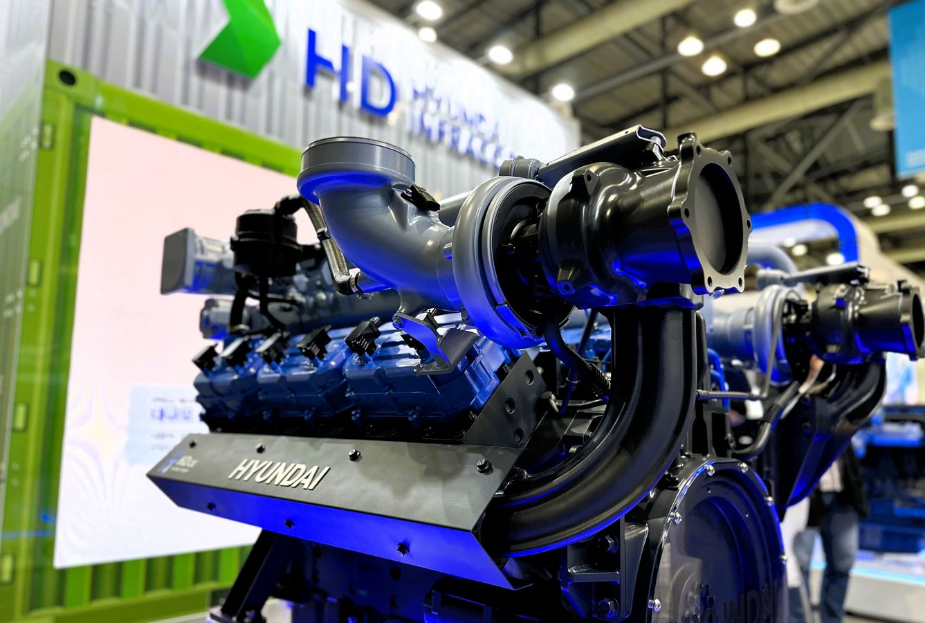 816 chevaux : HD Hyundai Infracore pr&eacute;sente un moteur hydrog&egrave;ne surpuissant &agrave; la World Hydrogen Expo 2025