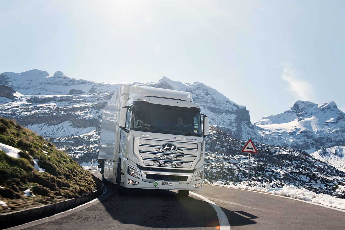 En Suisse, la flotte de camions à hydrogène de Hyundai dépasse le million de kilomètres
