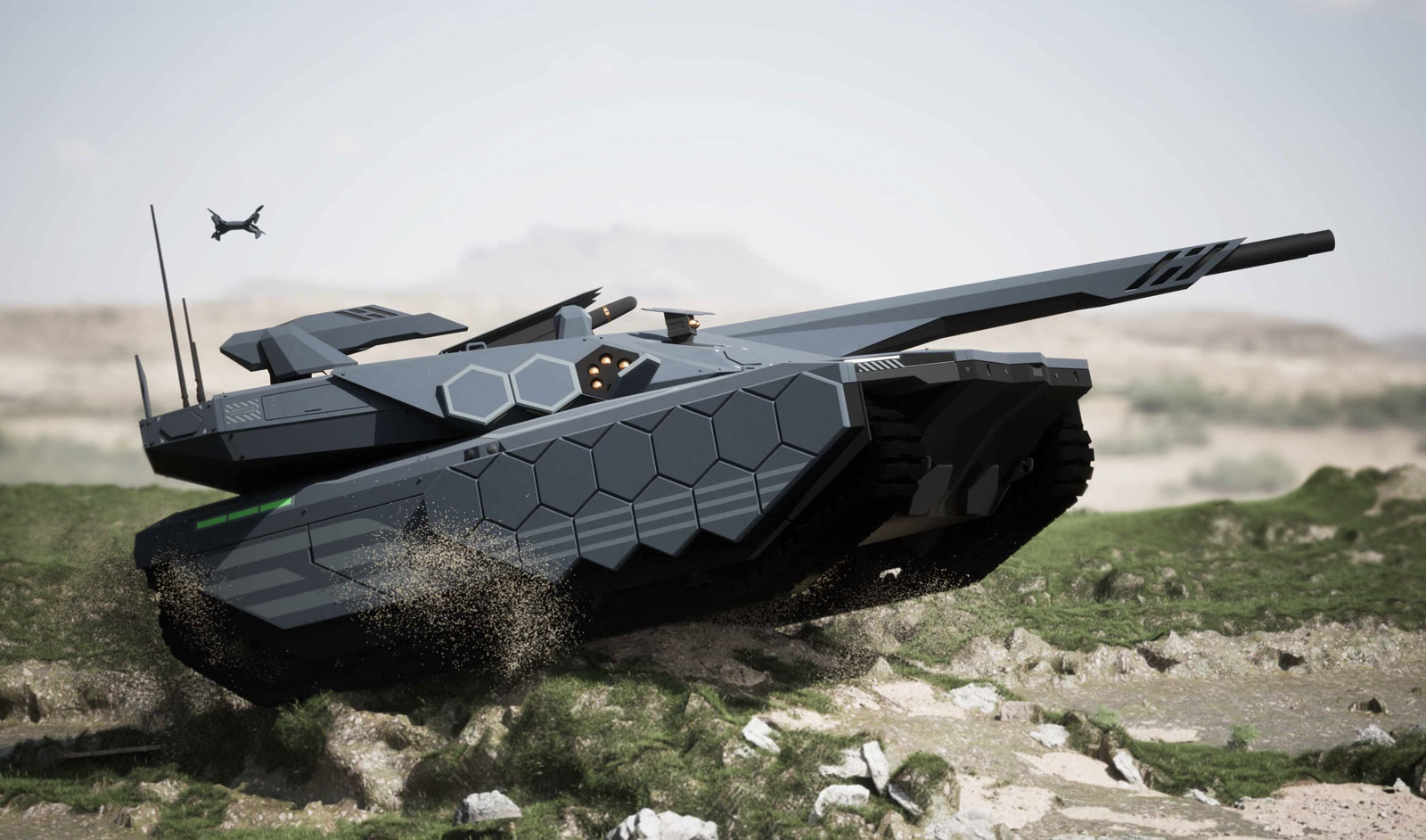 Imaginé par Hyundai, ce tank futuriste carbure à l'hydrogène