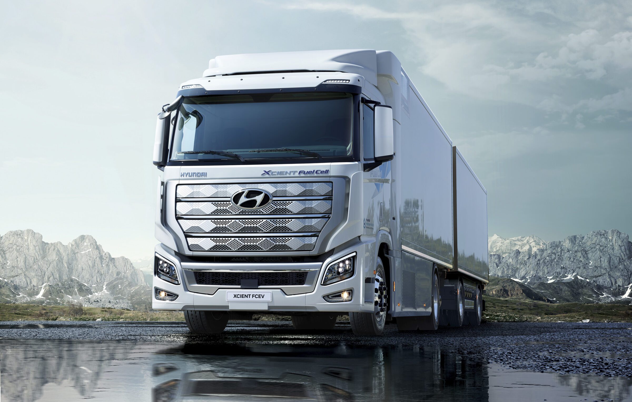 Hyundai va tester ses camions &agrave; hydrog&egrave;ne &agrave; deux pas de New York