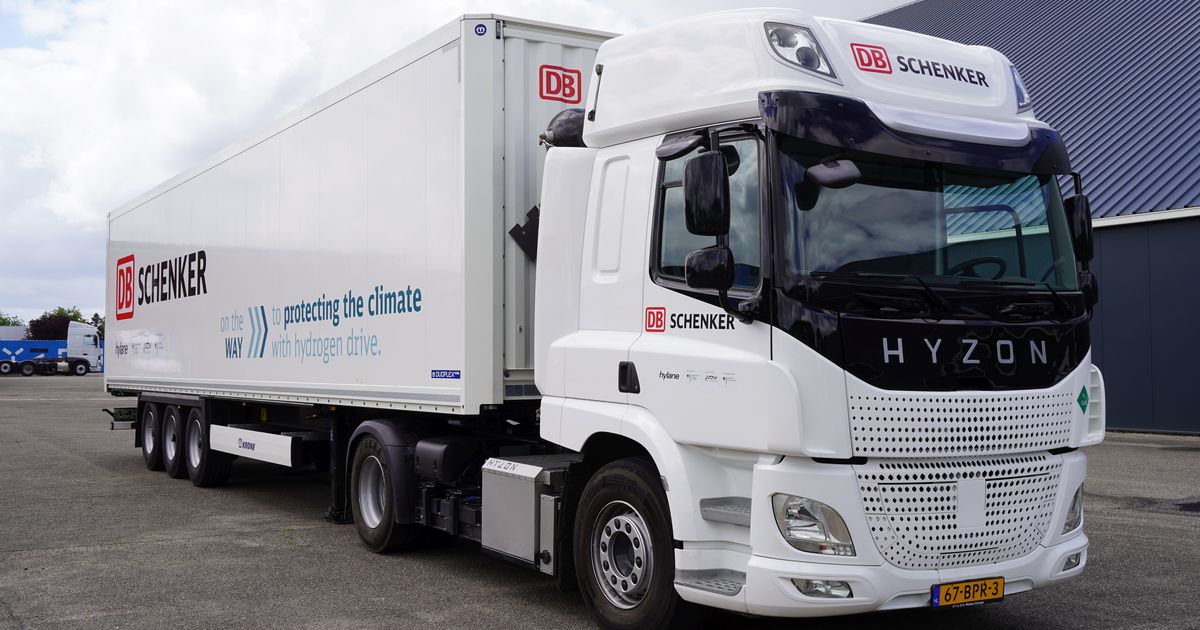 DB Schenker va louer les camions à hydrogène d'Hyzon